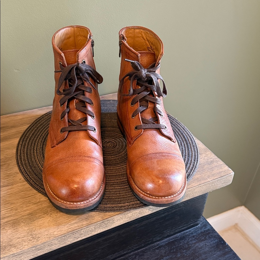 Men's Brown Leather Boots
